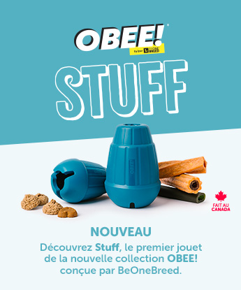 Découvrez Stuff, le premier jouet de la nouvelle collection OBEE! conçue par BeOneBree. Ce jouet est durable et écoresponsbale. En savoir plus.
                    