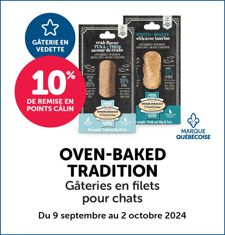 Oven-Baked Tradition - Gâteries en filets pour chats - 10% de remise en points câlin