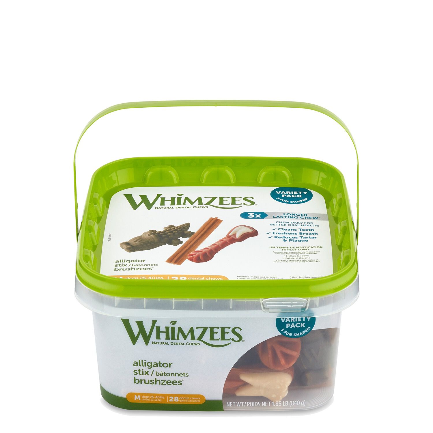 Whimzees variety pack deals dental dog treats