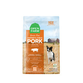 Nourriture sèche sans grains porc et légumes racines pour chiens, 9,97 kg