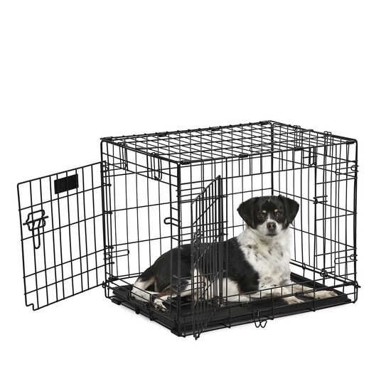 Cage pour chiens deux portes petite 24po 