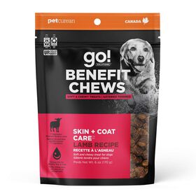 Gâteries « Benefit Chews Skin + Coat Care » à l’agneau pour les chiens