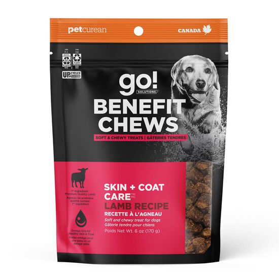 Gâteries « Benefit Chews Skin + Coat Care » à l’agneau pour les chiens Image NaN