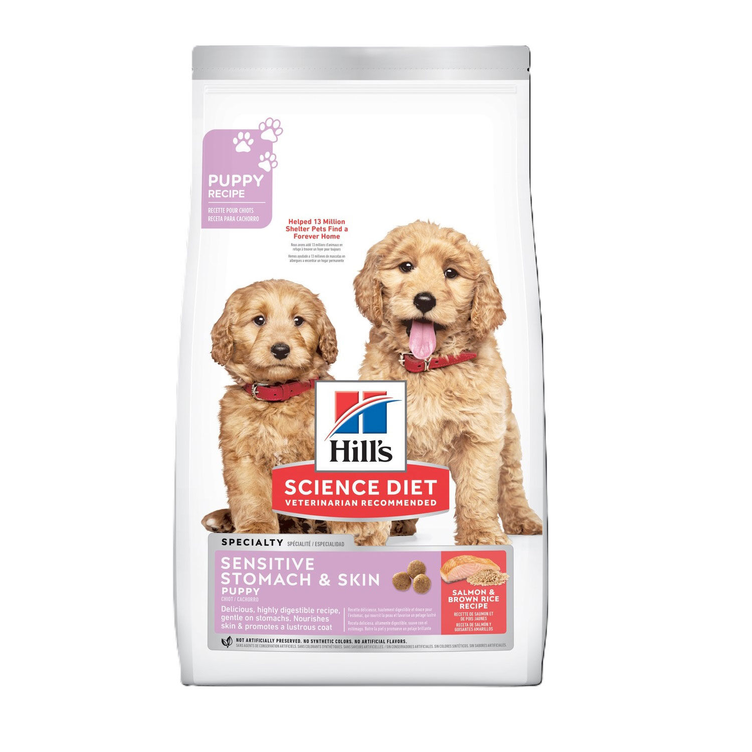 Sensitive Stomach Skin Salmon and Brown Rice Dry Food for Puppies 1.81 kg Hill s Science Diet Mondou