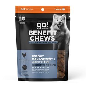Gâteries « Benefit Chews Weight Management + Joint Care » au poulet pour les chiens