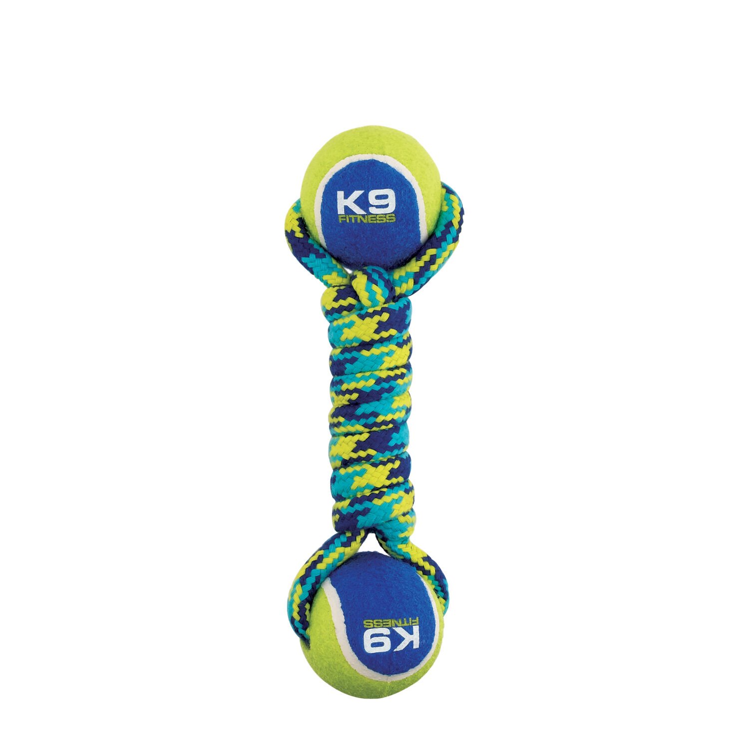 double tennis ball dog toy