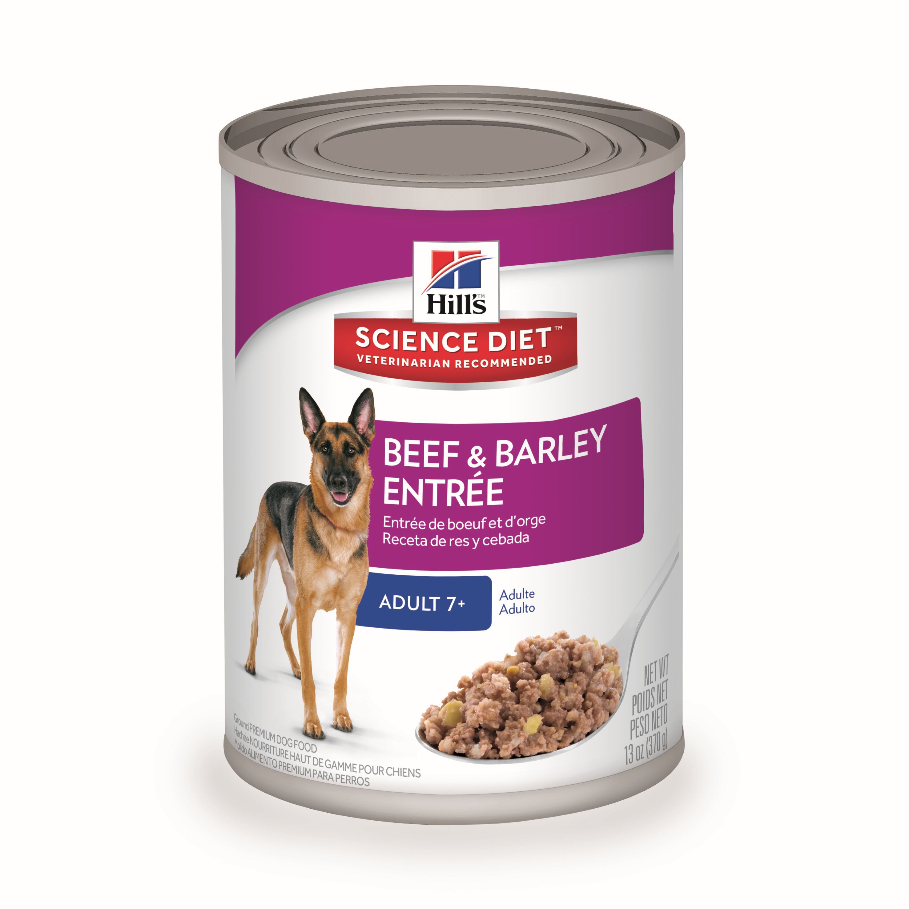 Senior dog canned store food