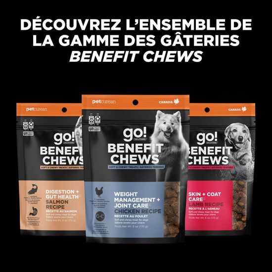 Gâteries « Benefit Chews Skin + Coat Care » à l’agneau pour les chiens Image NaN