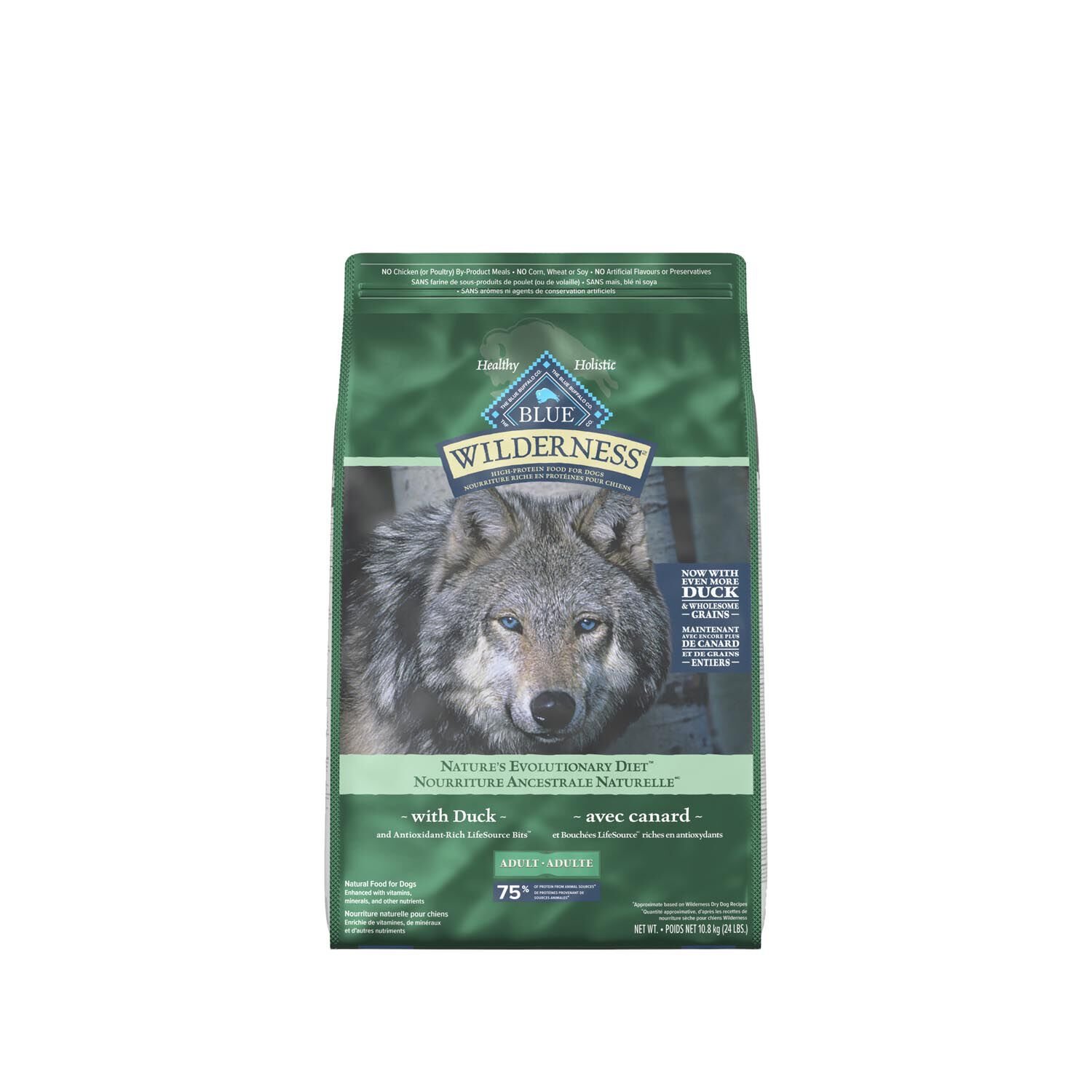 Duck dry dog food sale