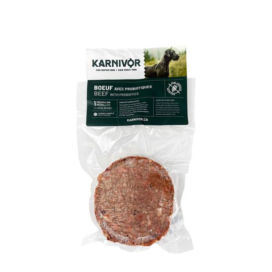 Raw Sample Size Beef Dog Food, 1/2lb Image NaN