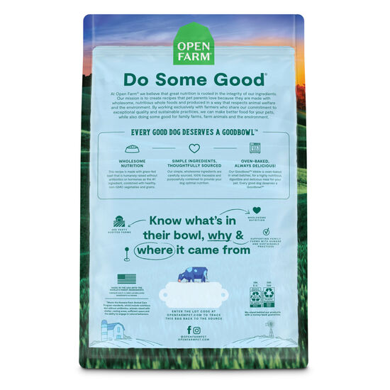 Recette de nourriture sèche « GoodBowl » au bœuf nourri à l’herbe et au riz brun pour chiens Image NaN