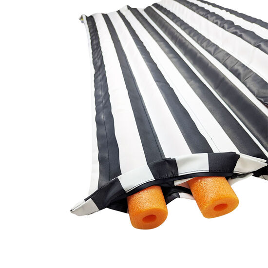 Black Stripes Pool Float Cover Image NaN