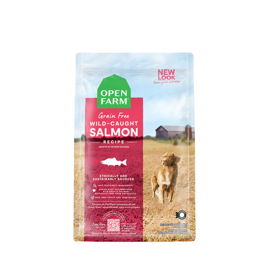 Nourriture sèche sans grains saumon sauvage pour chiens, 9,97 kg Image NaN