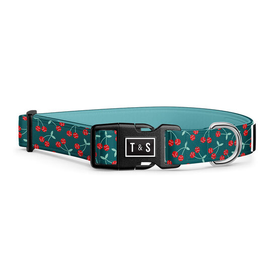 Cherry Smash Adjustable Dog Collar Image NaN