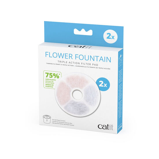 Catit Fountain Frameless Triple Action Filter Cartridge, 2 pack Image NaN