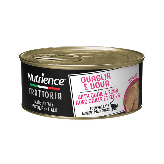 Nourriture humide Trattoria avec caille et œufs pour chats, 85 g Image NaN