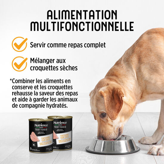 Repas Trattoria de dinde avec orge pour chiens, 400 g Image NaN