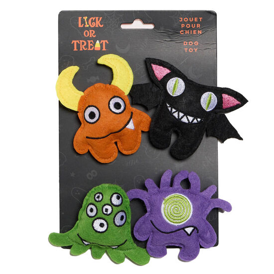 Set of 4 Monster Toy for Cats Image NaN