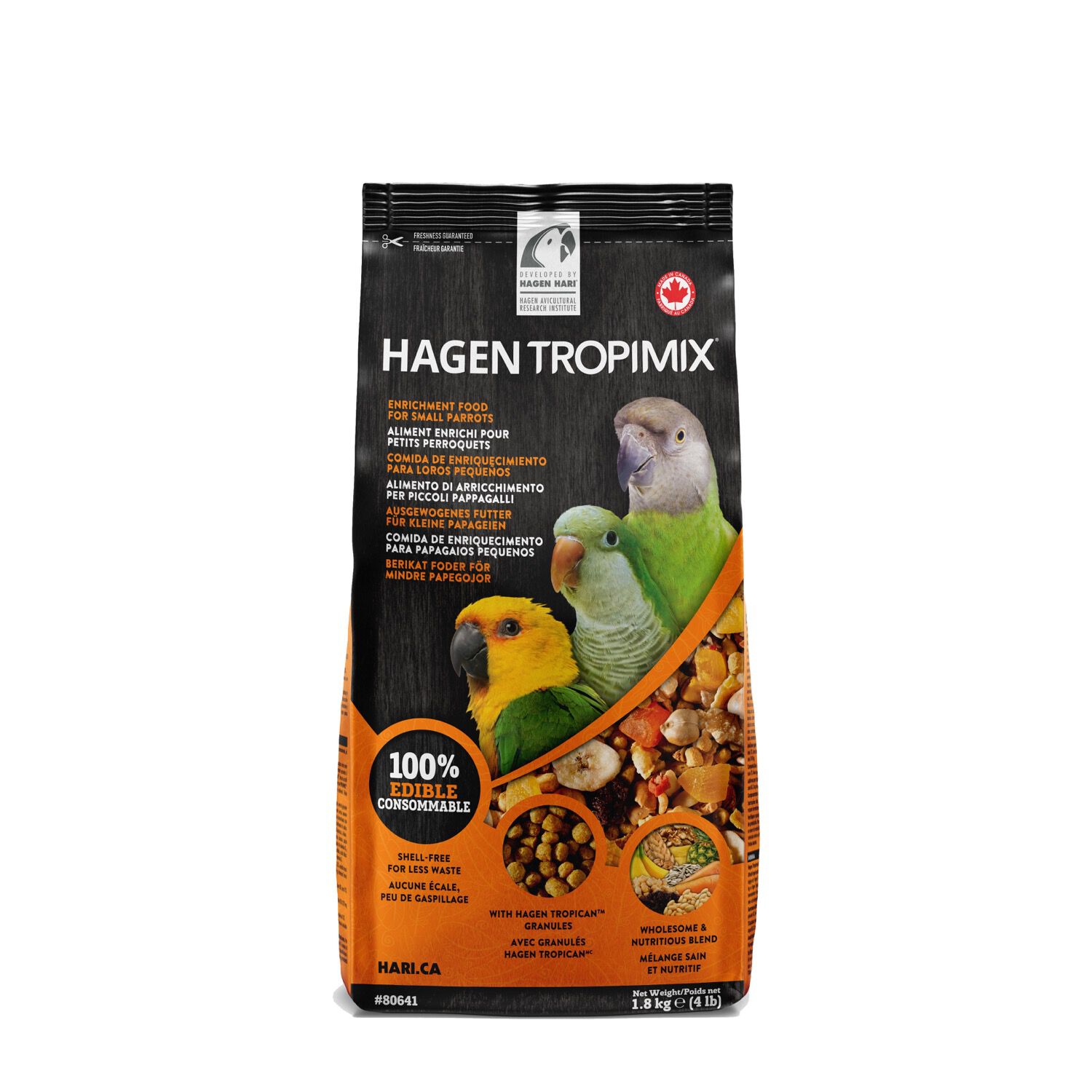 Formula for Small Parrots Hagen Tropimix Mondou