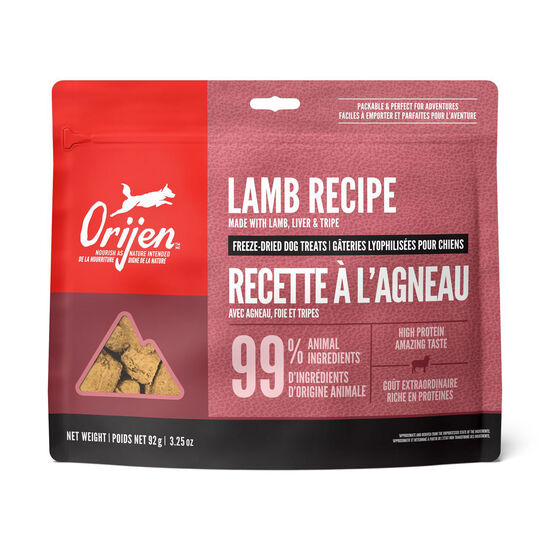 Gâteries lyophilisées recette à l'agneau pour chiens, 92 g Image NaN
