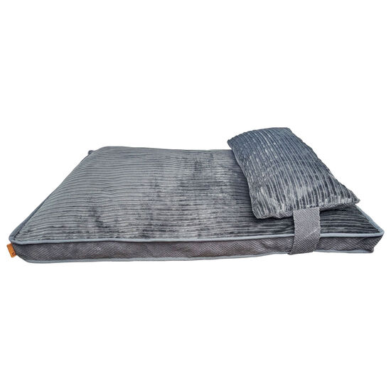 Housse pour lit double confort, Gris chic Image NaN