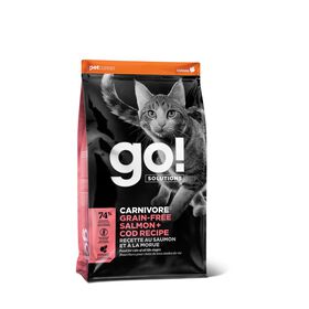 Recette « Carnivore » sans grains au saumon et morue pour chats, 1,86 kg