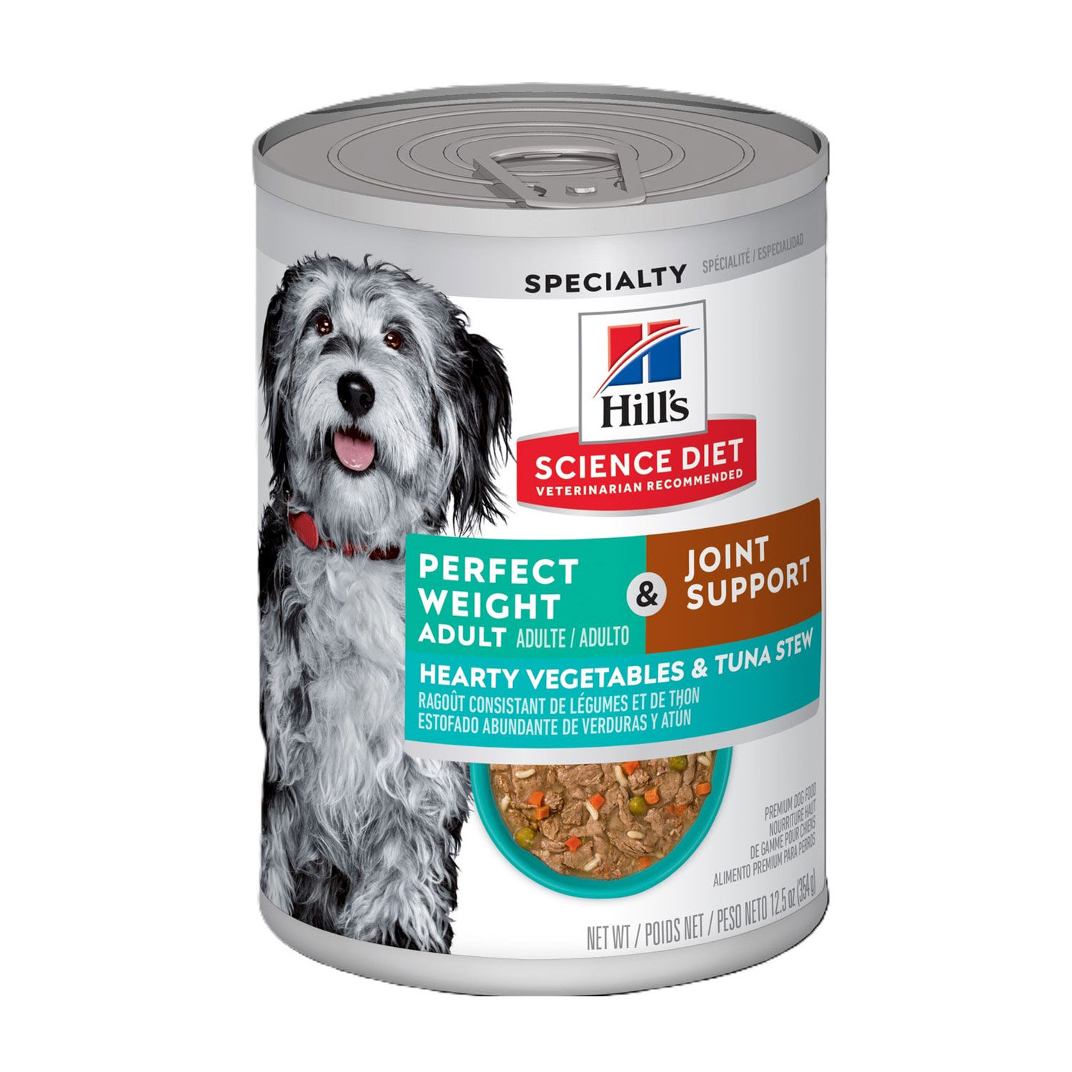 Hill s Science Diet Perfect Weight and Joint Support Adult Wet Dog Food Vegetable and Tuna 12.5 oz PetSmart