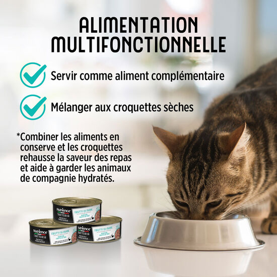 Nourriture humide Trattoria avec fruits de mer pour chats, 70 g Image NaN