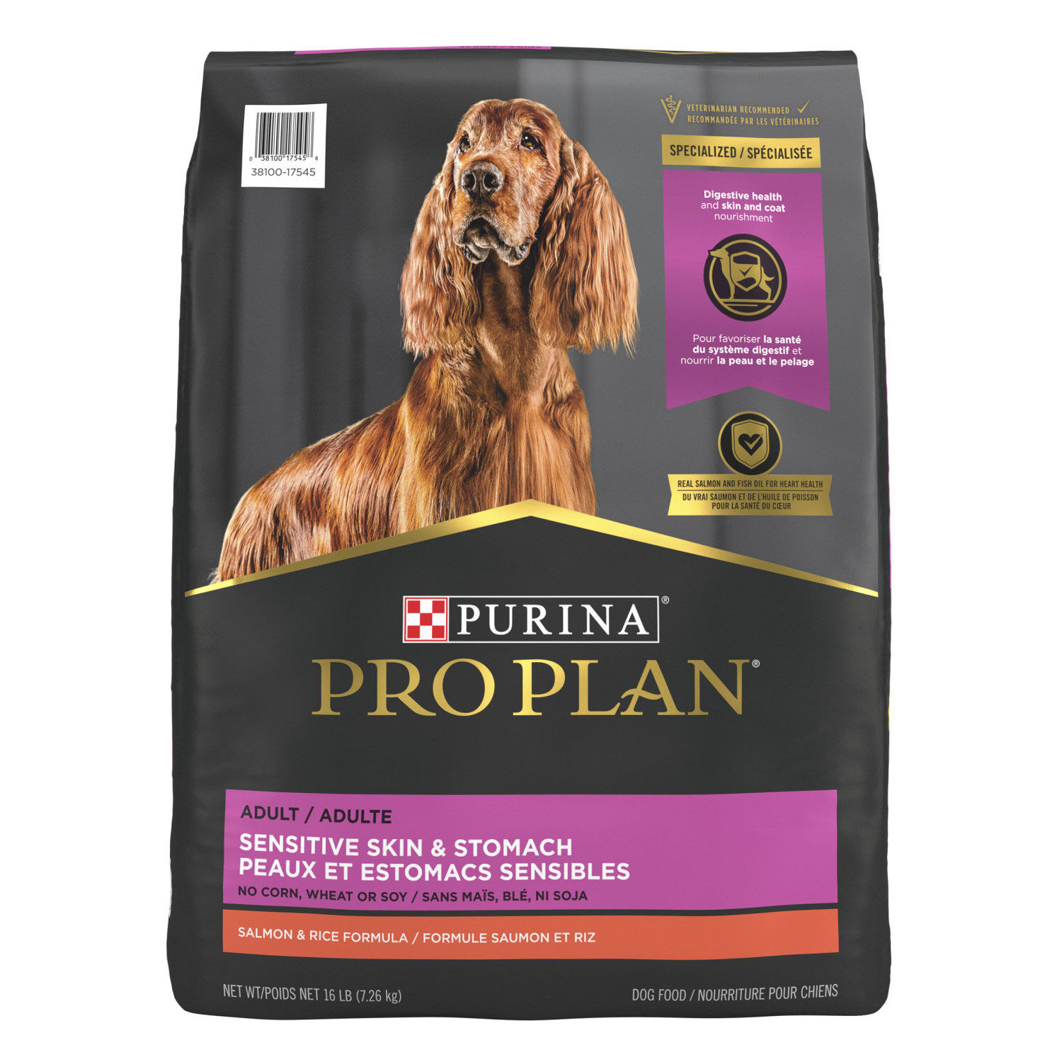 Pro Plan Dry Dog Food Sensitive Skin Stomach Salmon Rice 7.26 kg