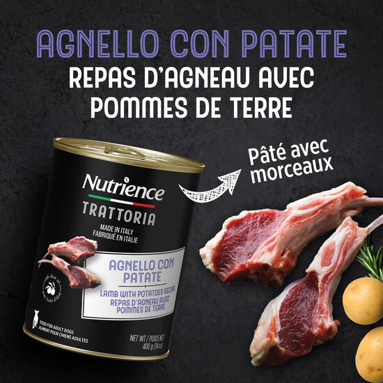 Repas Trattoria d’agneau avec pommes de terre, 400 g Image NaN