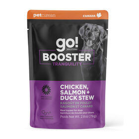 Booster Tranquility Chicken, Salmon and Duck Stew Meal Topper for Dogs, 79 g