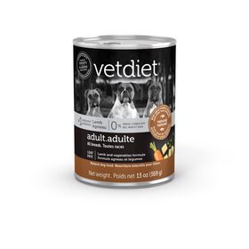 Pâté à l'agneau et légumes pour chiens