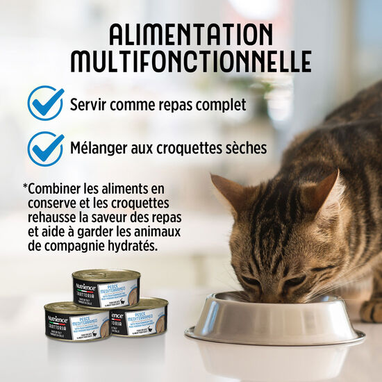 Nourriture humide Trattoria avec poisson pour chats, 85 g Image NaN