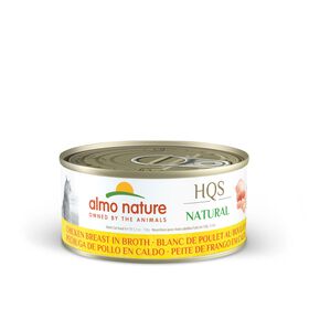 « HQS Natural » Chicken Breast in Broth for Cats, 150 g