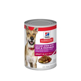 Savory Stew with Beef & Vegetables for Adult Dogs, 363 g