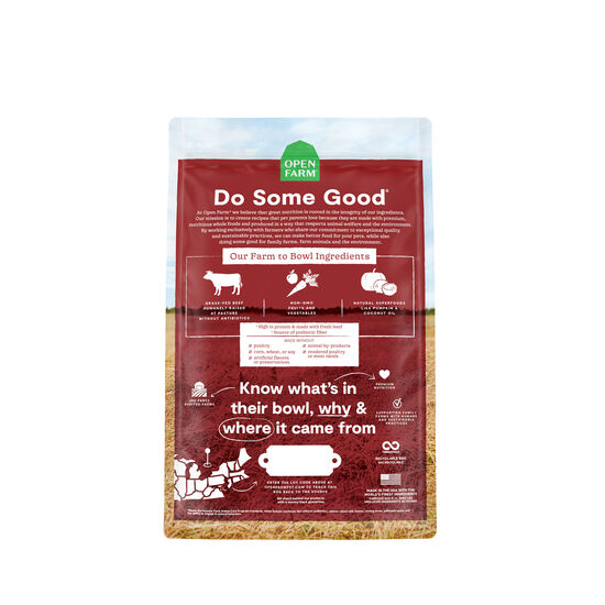 Nourriture sèche sans grains pour chiens au bœuf nourri à l'herbe, 1,81 kg Image NaN
