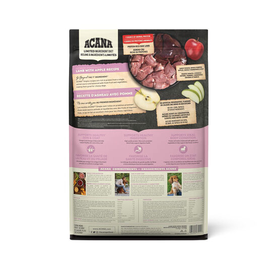 Lamb & Apple Dry Dog Food Recipe, 5.4 kg Image NaN