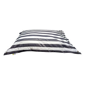 Black Stripes Outdoor Cloud Pillow Cover