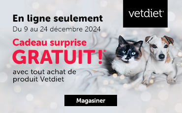 En ligne seulement - Cadeau surprise gratuit avec tout achat de produit Vetdiet