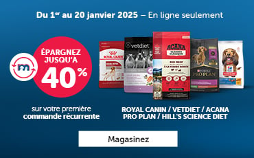 Épargnez jusqu'à 40% sur votre première commande récurrente