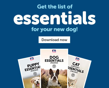 Check out the essentials checklist to make sure you are well prepared to welcome your new dog