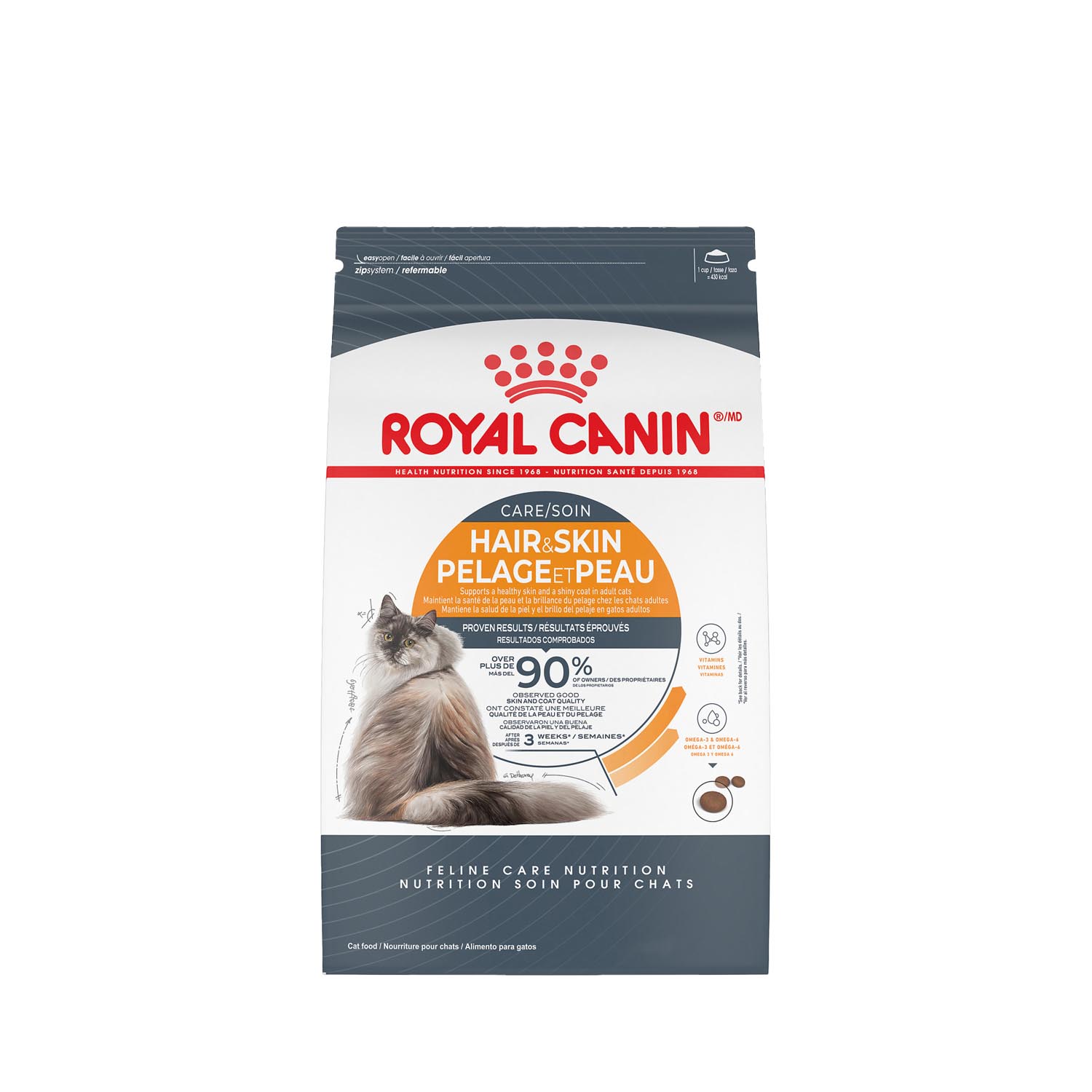 Hair and Skin Care Formula for Adult Cat Dry Food Royal Canin GRS Mondou