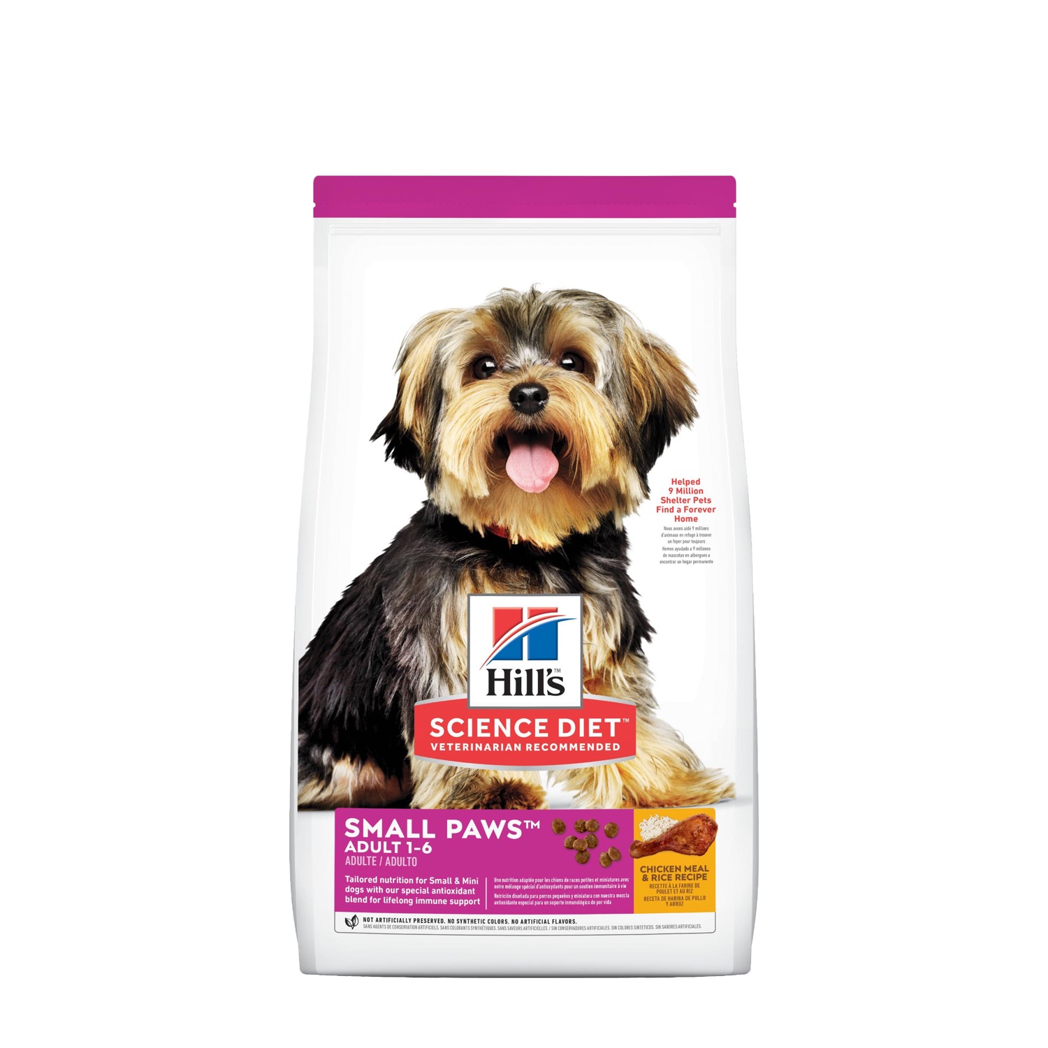 Adult Small Paws Dry Chicken Dog Food 2 kg Hill s Science Diet Mondou