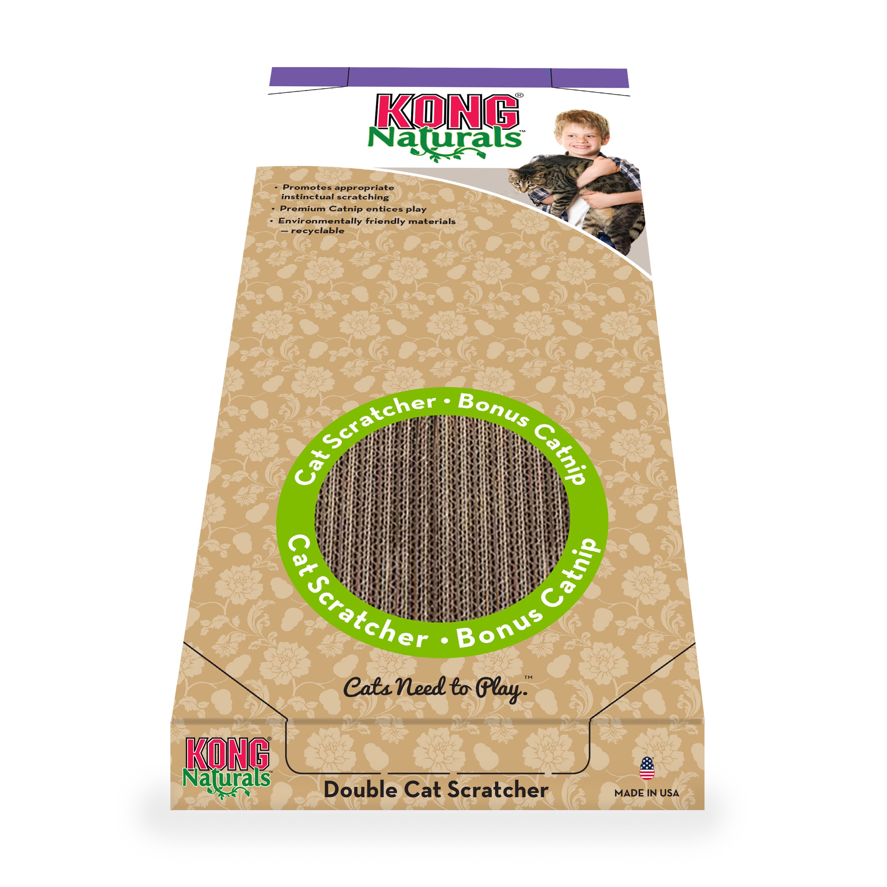 kong cardboard cat scratcher