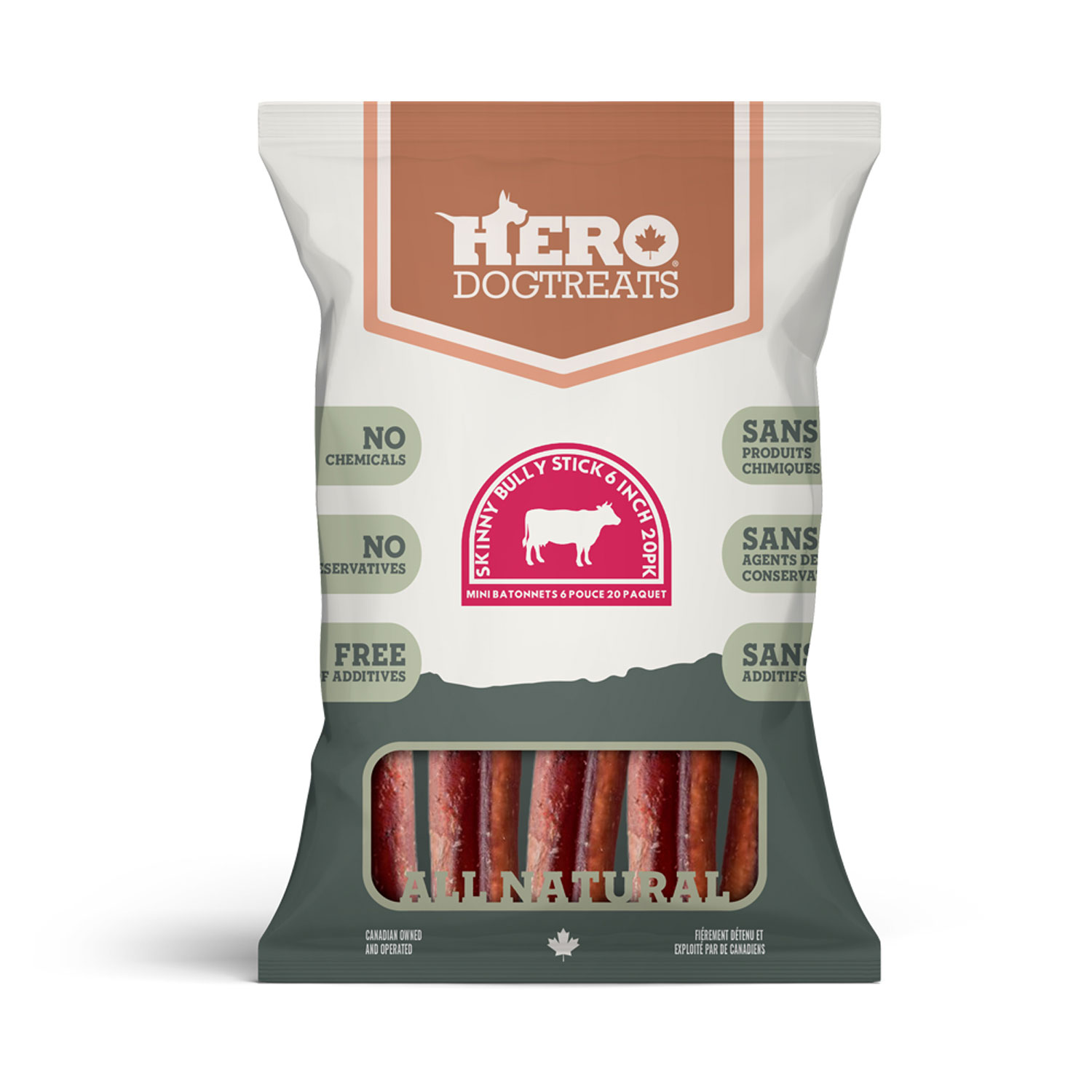 Hero dog 2025 treats bully sticks