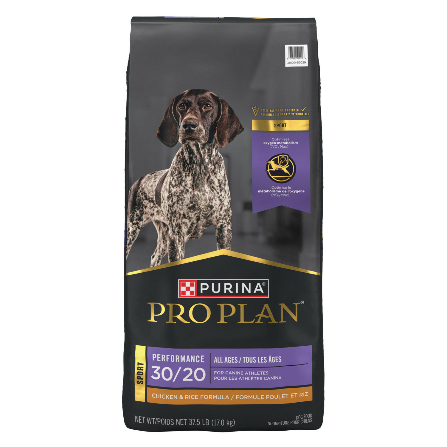 Sport Performance 30 20 Chicken Rice Formula Dry Dog Food 17 kg Pro Plan Mondou