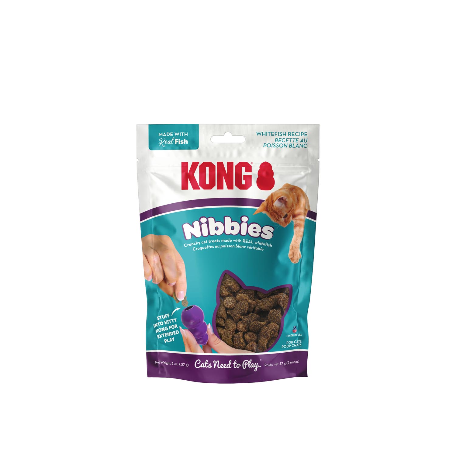 Whitefish Nibbies Cat Treats Kong Mondou